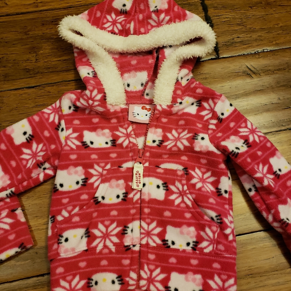 5/$20 hello kitty jacket 12m